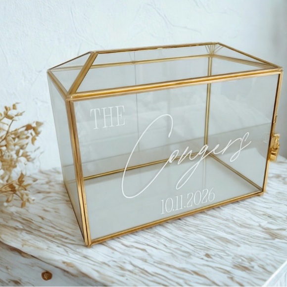 Customizable Glass Card Box - Picture 3 of 9